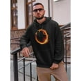 thumbnail image 2 of Fire Dragon Hoodie Men -Image by Shutterstock, Male 3X-Large, 2 of 4