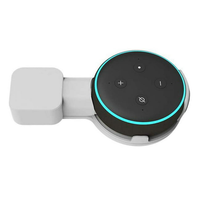 sweethay Soporte de carga para montaje en pared de altavoz, soporte de plástico para interiores de alta velocidad, colgador de ahorro para el Electrónica Blanco