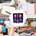 thumbnail image 6 of FORMRS 1-Subject Spiral Notebook 8" x 5" College Ruled 60 Refillable Sheet A5 Hard Cover, 2 Pack, Night Neon Road, 6 of 7