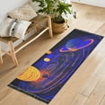 thumbnail image 6 of Solar System Starry Sky Runner Area Rug 2x6 Soft Non-Slip Washable Bedside Carpet for Hallway Bedroom Living Room Home Decor, 6 of 8