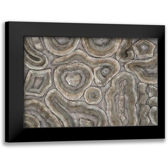 Art Atelier Alliance 14x11 Black Modern Framed Museum Art Print Titled - Malachite