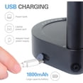 thumbnail image 4 of Desktop Water Bottle Dispenser, Portable Electric Water Bottle Pump Countertop for 5 Gallon & Universal Bottles, USB Charging Automatic Water Jug Dispenser for Bedside, Home, Office, Outdoor, 4 of 5