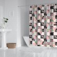 thumbnail image 2 of Pioneer Flower Floral Print Pattern Shower Curtain 84"x72", Bathroom Decorative Shower Curtain Set with 12 Hooks, Waterproof Washable, 2 of 6