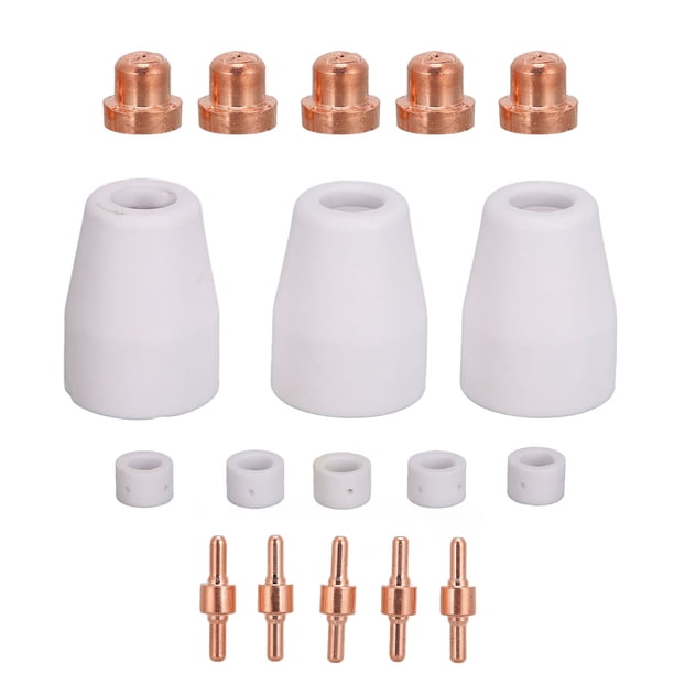 Accesorios Para Cortadores De Plasma, Consumibles Para Cortadores De Plasma, Fáciles De Montar, Duraderos Y Resistentes Con Boquilla De Electrodo Para LGK-40 Para CUT-50 Para