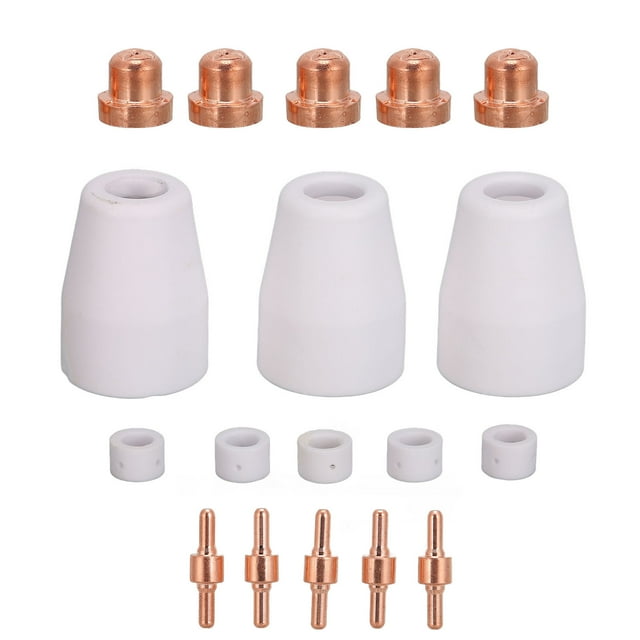 Plasma Cutter Accessories,18pcs Plasma Cutter Consumables For P Cutting Machine Consumables Plasma Cutter Nozzle Top Tier Quality
