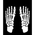 thumbnail image 2 of CafePress - Skeleton Feet Flip Flops - Flip Flops, Funny Thong Sandals, Beach Sandals, 2 of 5