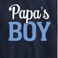 thumbnail image 3 of Instant Message - Papas Boy - Toddler & Youth Crewneck Fleece Sweatshirt, 3 of 6