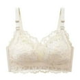 thumbnail image 1 of Women‘s Lace Up Push Up Bra With Full Coverage And Side Support   Enhances The Chest And Creates A Slimming Effect   The Bra And Back Are Smooth, 1 of 2