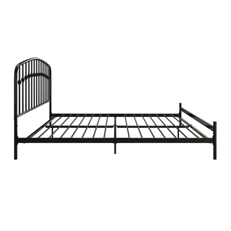 DHP Narla Metal Platform Bed Frame, King, Black - Walmart.com