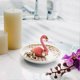 thumbnail image 4 of ZHAOCHENG Bandeja para joyas con forma de elefante, cactus y aloe, para regalar en forma de gato, con temática de flamenco, elefante, gato y bulldog (flamenco rosa), 4 of 5