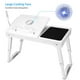 thumbnail image 2 of Mesa para portátil TeqHome ajustable con ventilador, 4 puertos USB y luz LED, 2 of 9
