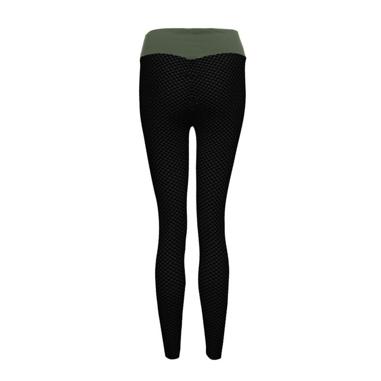 TTPSRY Capris Leggings for Women High Waisted Soft Tummy Control Yoga  Tights Pants with Inner Pocket Mesh Trim Sports Gym Workout Running Pants  (M) Black : : Fashion