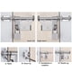 thumbnail image 2 of Pestillo de puerta corredizo de acero inoxidable para puertas exteriores, cerradura resistente de alta calidad con orificio para candado que garantiza una seguridad a prueba de óxido, 2 of 5