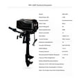 thumbnail image 4 of Inflatable Boat Electric Motor Marine Electric Vessel Outer Engine Rowing Boat Vessel Motor Propeller 12V 24V, 4 of 5