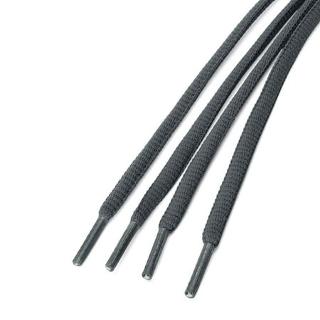 gray oval shoelaces