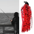thumbnail image 3 of Juego de plantillas de pesca de lubina, cebos con faldón, plantillas de , juego de plantillas de natación con faldas coloridas 7g rojo kusrkot Plantillas de pesca de lubina, 3 of 8