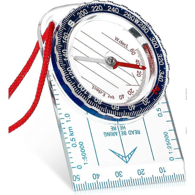 Navigation Compass Orienteering Compass Scout Compass Hiking Compass With Adjustable Declination For Map Reading Expedition, Navigation, Orienteering