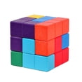 thumbnail image 2 of Bloques de construcción, cubos de construcción mágicos, juguetes, cubos de construcción, juegos para bebés, cubo antiestrés, construcción para niños adultos, 2 of 5