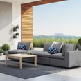 thumbnail image 2 of Commix 4-Piece Sunbrella Outdoor Patio Sectional Sofa-EEI-5582, 2 of 3