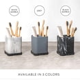 thumbnail image 3 of Toothbrush Holder, Durable Countertop Resin Electric Toothbrush Toothpaste Makeup Brush Razor Holder Stand Bathroom Organizer with Detachable Tray, 3 of 8