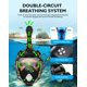 thumbnail image 5 of Máscara de snorkel de cara completa VGKE para adultos con funda impermeable para teléfono, 5 of 7