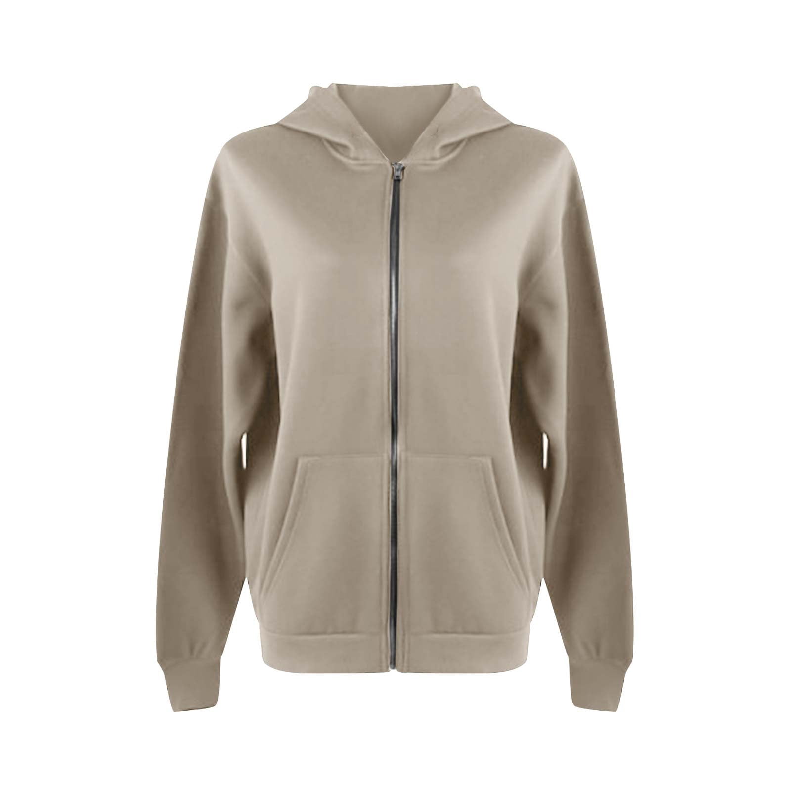 Veste Capuche Velours Côtelé Femme - Sweat Décontracté Ample - Printemps Automne - Avec Poches
