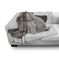 thumbnail image 2 of Dog and Cat Soft Flannel Fleece Throw Blanket, Neapolitan Mastiff and a Grey Kitten Looking at Camera, Cozy Plush for Indoor and Outdoor Use, 70" x 90", Dark Grey Pale Taupe, by Ambesonne, 2 of 5