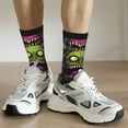 thumbnail image 6 of Picia Monstrous Cartoon Characters Print Athletic Socks for Men & Women – Cushioned Moisture-Wicking Crew Socks for Sports, Running, and Training, Soft & Breathable Size 5-11, 6 of 6