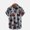 Navy, variant on Aimik Mens Valentine'S Day Printed Single Pocket Shirt Casual Loose Pocket Shirts
