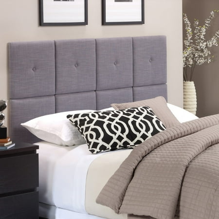 Tessa Fabric Headboard Tiles with Tuft   Walmart.com