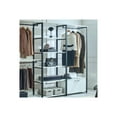 thumbnail image 2 of Fiona White Freestanding Walk in Wood Closet System with Metal Frame, 2 of 5