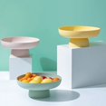 thumbnail image 2 of Nordic PP Fruit Storage Rack Removable Bottom Drainer Basket Candy Plate Home Organizer Kitchen Tool for Vegetable Food Tray yellow, 2 of 6