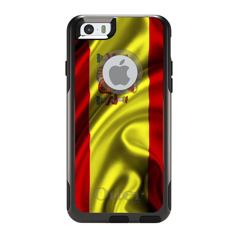 DistinctInk Custom Black OtterBox Commuter Series Case for Apple iPhone 6 Plus ...