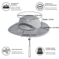 thumbnail image 3 of Solaris Stage Sequins Sun Hat, UPF 50+ Protection Breathable Shiny Show Hat with Adjustable Drawstring, for Hip Hop Street Dance Performance Hat Cap Ballroom Costume, 3 of 7