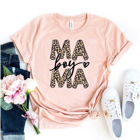 Boy Mama T-shirt, Boy Mom Shirt, Mom Life, Mommy Tee, Mom Top, Mama Shirt, Mama Boy Heart, Family Party Shirts, Boy Shirt All Size S-5Xl