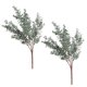 thumbnail image 5 of 2 tallos de eucalipto artificiales, hojas de eucalipto artificiales, suministros para arreglos florales., 5 of 7