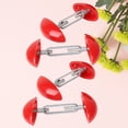 thumbnail image 5 of KAKOWELY 4 Pcs Mini Étireurs de Chaussures Réglables Shapers Largeur Extenseurs Arbre à Chaussures Support de Bottes Rouge, 4.13x"X2.17"X0.98 Pouces, 5 of 5