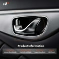 thumbnail image 2 of A-Premium Inside Interior Door Handles Compatible with Hyundai Accent 2006-2011, Gray Blue, 2-PC Set, Front Left & Right Driver and Passenger Side, 2 of 8