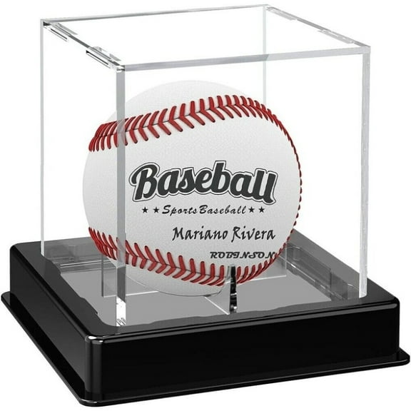 Acrylic Display Case Stand with UV Protection for 1 Baseball or Billiard Ball