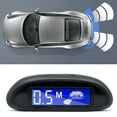 Multicolor Car Parking Sensor Parking Kit HD LCD Display 4 Sensors Backlight Reverse Backup