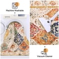 thumbnail image 4 of MJIAexp 8'x10' Moroccan Area Rug Washable Bedroom Rug Vintage Boho Area Rug Non-Slip Accent Throw Rug Stain Resistant Floor Carpet for Kitchen Entryway Living Room Office Boho Multi-color, 4 of 9