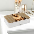 thumbnail image 6 of Pixel Dog PU Leather Jewelry Box with Removable Compartment and Necklace Holder - Portable Jewelry Display Case for Jewelry Boxes, 6 of 6