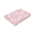 thumbnail image 6 of ZICANCN Anti-Pilling Flannel Bed Throw Blankets Baby Footprints Footsteps , Couch Ultra Soft Micro Fleece Sofa Bed Camping Travel Blanket for Adults 60"x50", 6 of 8
