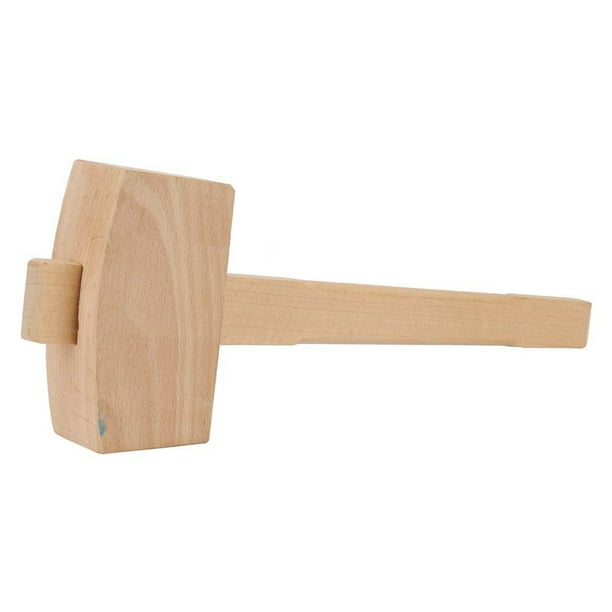 Martillo de madera para carpintero profesional, herramienta para trabajar la madera (L)