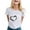 White, variant on Holiday Shirts For Women Heart Print Lightweight Crew Neck Classic T Shirt Casual Comfortable Comfy Soft Blouses Vacation Clothes Black M