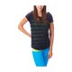 thumbnail image 1 of Aeropostale Blusa de encaje con espalda a rayas para mujer, azul, XS, 1 of 1