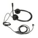 thumbnail image 3 of Auriculares telefónicos de 2,5 mm con cancelación de ruido, ajuste de volumen, auriculares binaurales silenciosos para centro de llamadas con micrófono para teléfono fijo, 3 of 14