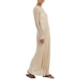 thumbnail image 5 of Coduop Women Long Sleeve Knitted Dress See-through Long Party Dress for Beach Club Streetwear, 5 of 9