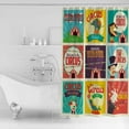 thumbnail image 2 of JOOCAR Cartoon Circus Shower Curtain 72x72 Inch, Shower Curtain Liner, Shower Curtains for Bathroom, Showers Stall & Clawfoot Tub, Bathroom Accessories, 2 of 6