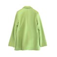 thumbnail image 3 of Fashnice Veste d'Extérieur pour Femmes, Blazer à Double Boutonnage, Cardigan Décontracté pour Bureau, Vert Bonbon S, 3 of 5